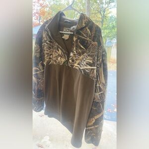 Drake camo thick zip up